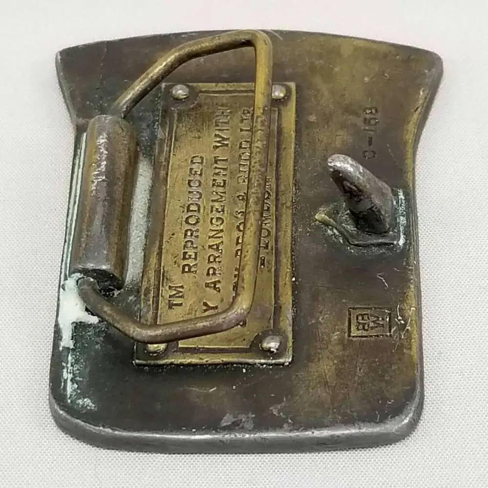 Vintage Cutty Sark‎ Blended Scots Whisky Bottle Belt Buckle Novelty